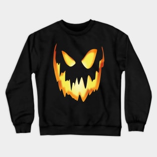 Jack-o'-Lantern Face Crewneck Sweatshirt